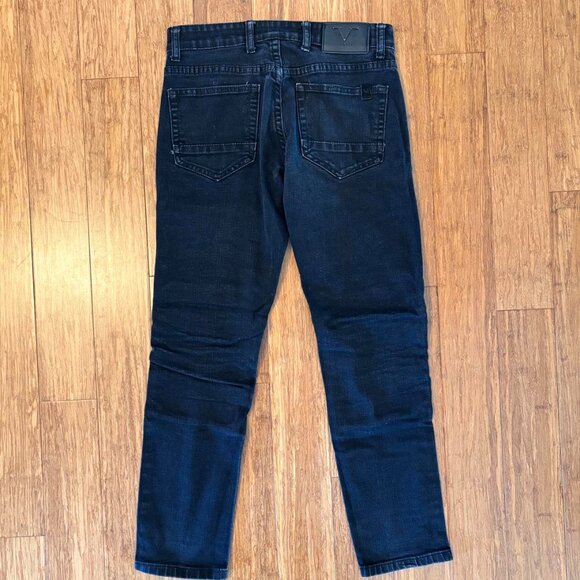 Versace V19-69 Abbigliamento Sportivo SRL Milano Italia Mens Black Jeans 28-30 - Picture 3 of 11